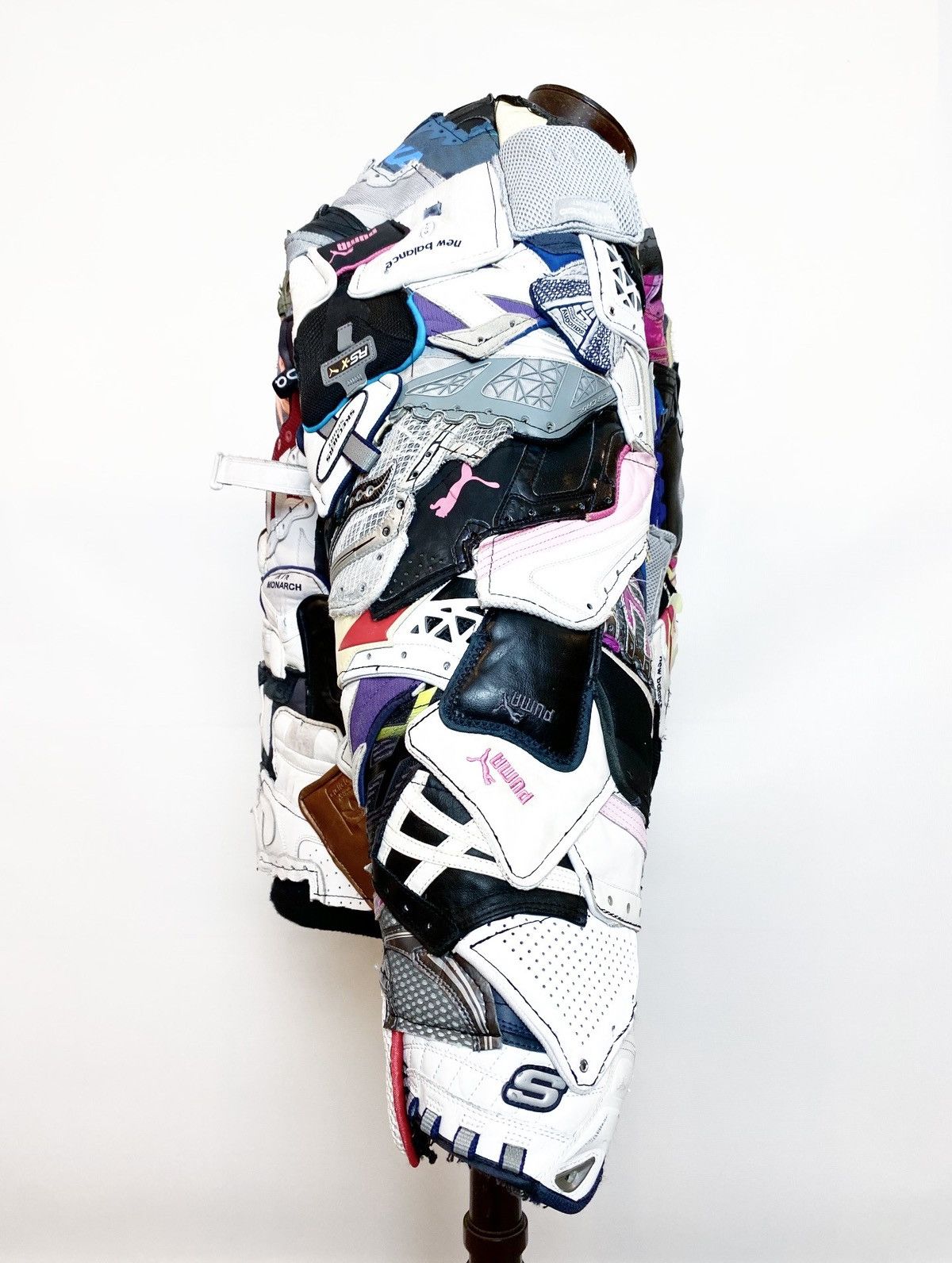 Handmade JACKET FROM SNEAKERS UPCYCLE BOMBER HANDMADE CUSTOM 1 OF 1 Size US L / EU 52-54 / 3 - 10 Thumbnail
