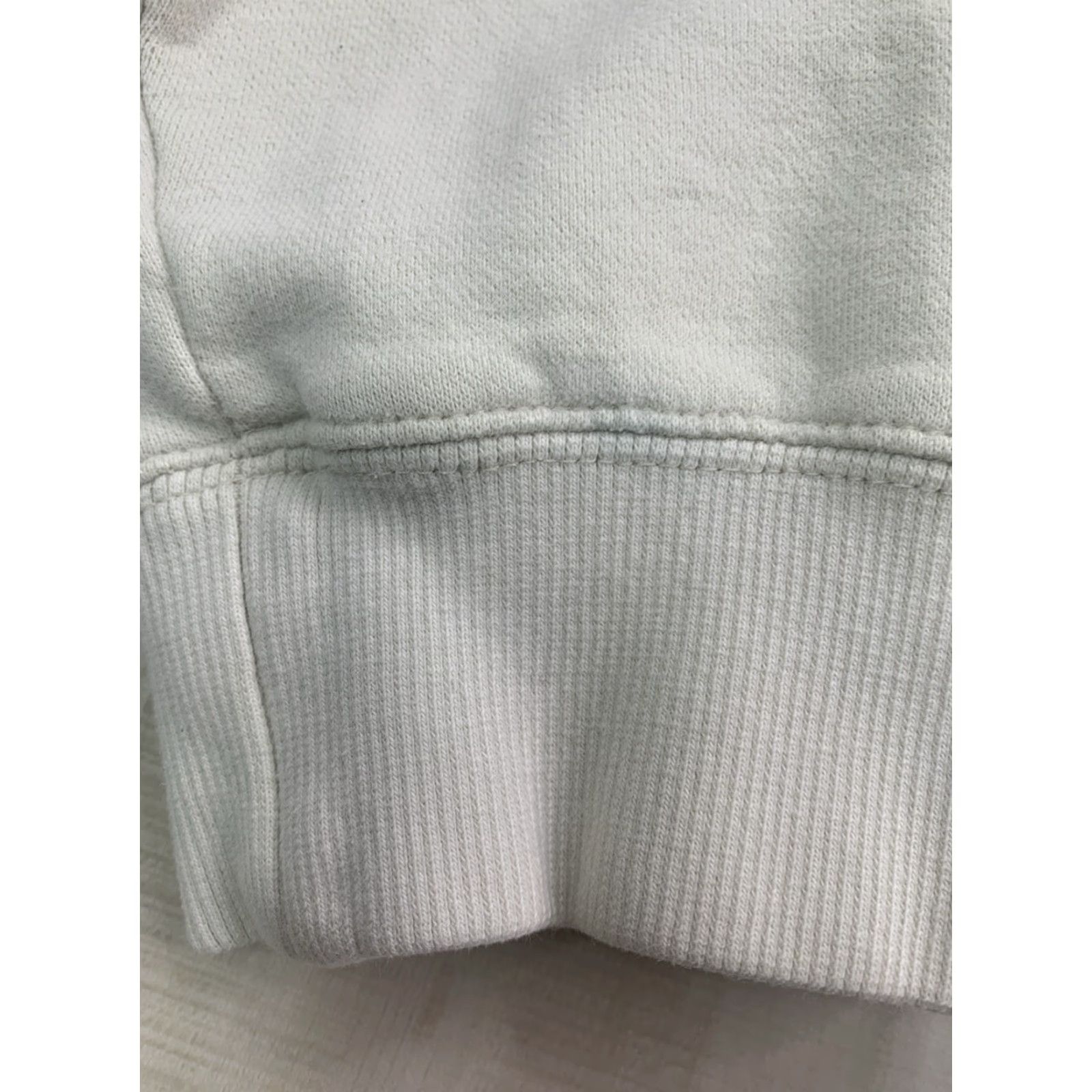 Tommy Hilfiger VINTAGE Tommy Hilfiger Logo Block Quarter Zip Hoodie Mens M Ivory 90s 2000s Y2K Heavyweight Pocket Hooded Pullover Size US M / EU 48-50 / 2 - 4 Thumbnail