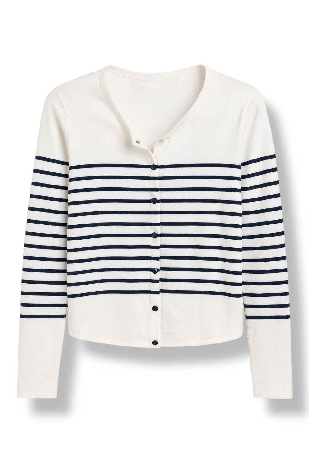 Saint James Archive Saint James Striped Long Sleeve/Cardigan Women’s M Size S / US 4 / IT 40 - 1 Thumbnail
