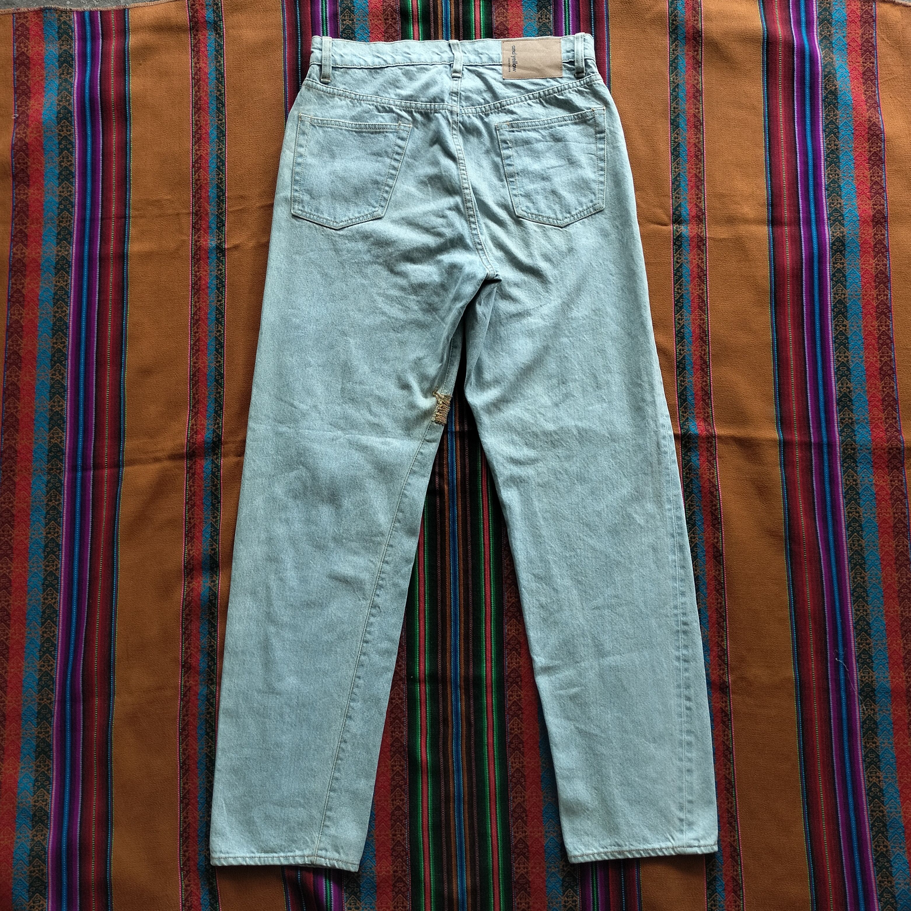 Tete Homme 20AW Kiminori morishita and yellow chain denim Size US 30 / EU 46 - 2 Thumbnail
