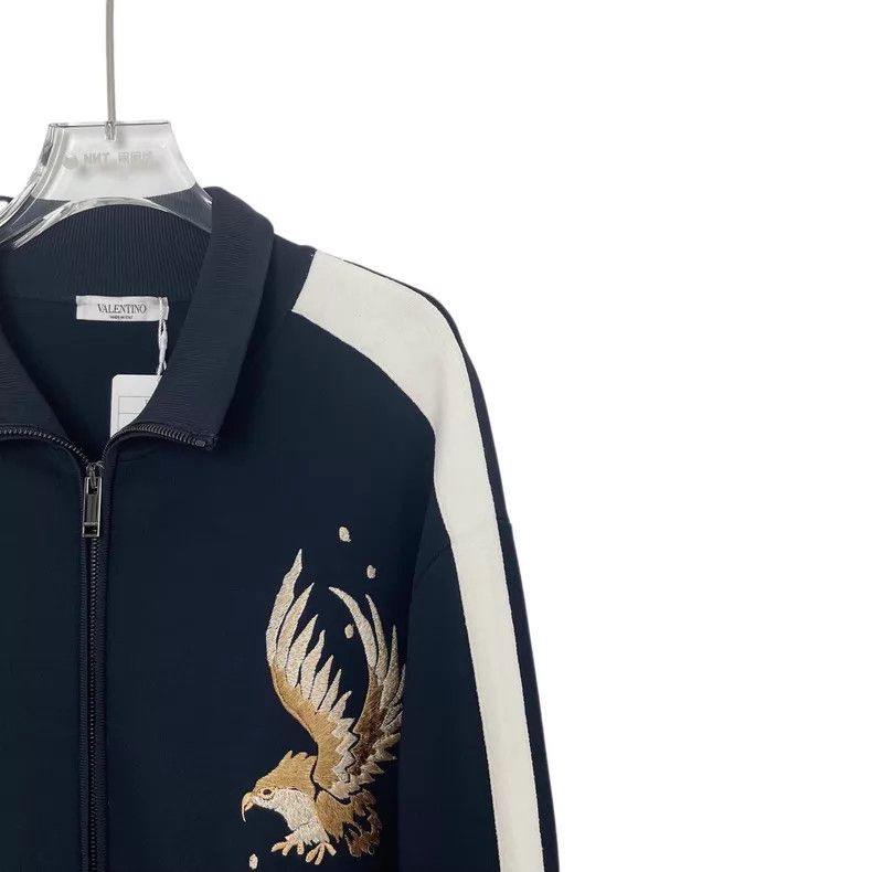 Valentino Valentino American street vintage Air Force satin embroide Size US L / EU 52-54 / 3 - 3 Thumbnail