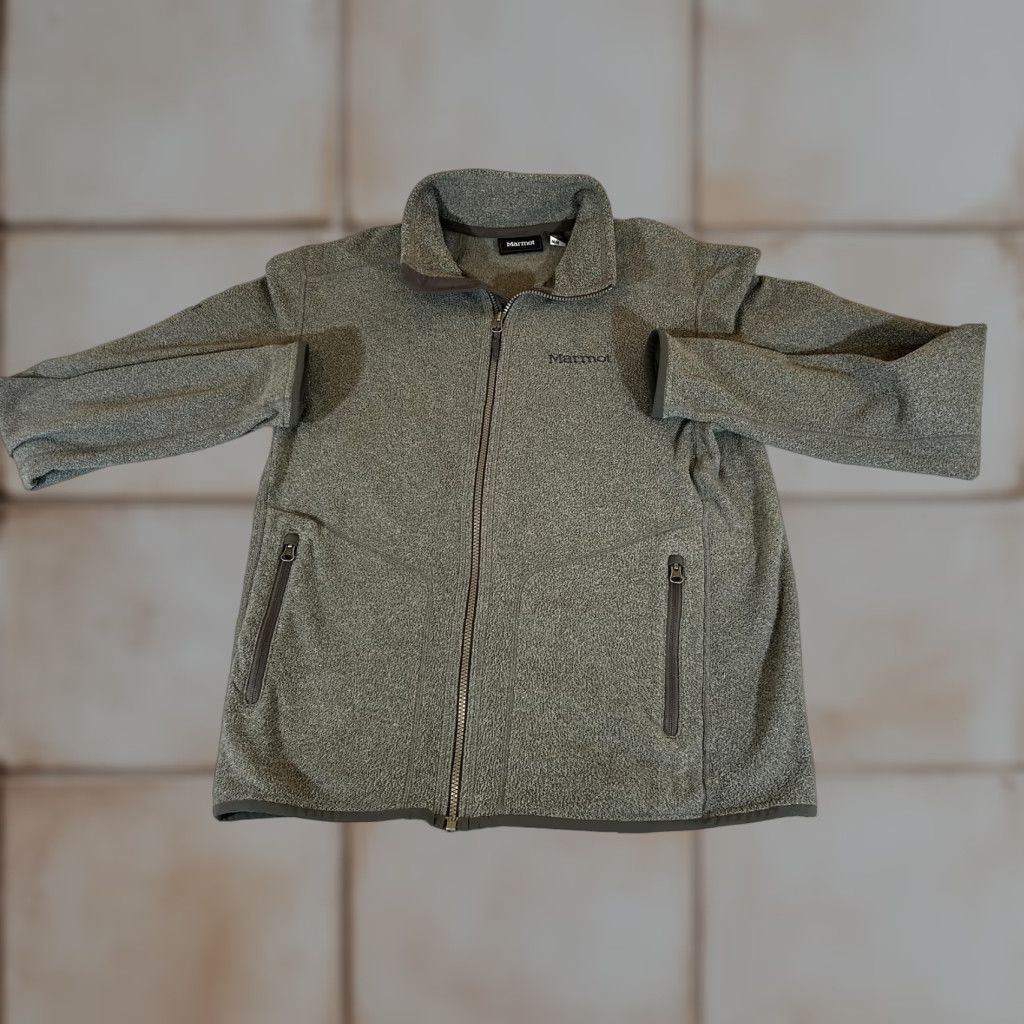 Marmot Marmot Jacket Mens Medium Gray Full Zip Fleece Thermal Hiking Outdoor Trail Size US M / EU 48-50 / 2 - 1 Thumbnail