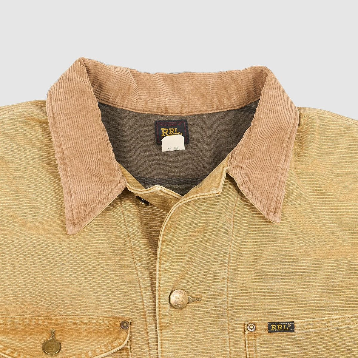 RRL Ralph Lauren Double RL Lynn Wool Lined Work Jacket Size US XL / EU 56 / 4 - 13 Thumbnail