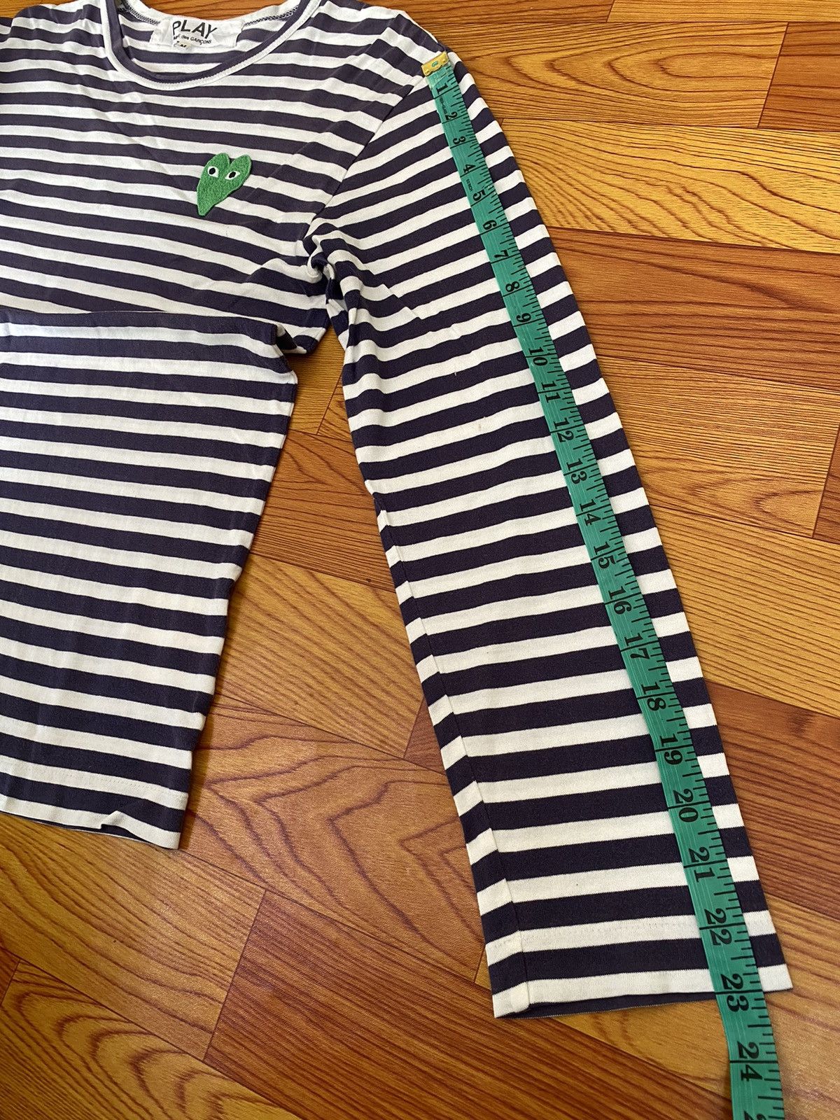 Comme des Garcons × Comme des Garcons PLAY × Japanese Brand Comme Des Garcons Play Stripes Long Sleeve Size US S / EU 44-46 / 1 - 9 Thumbnail