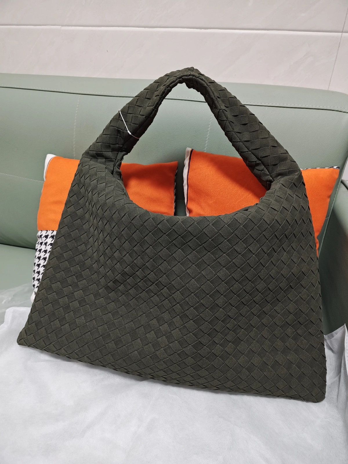 Vintage Retro Vintage Style Large PU Suede Hobo Shoulder Bag Size ONE SIZE - 2 Thumbnail