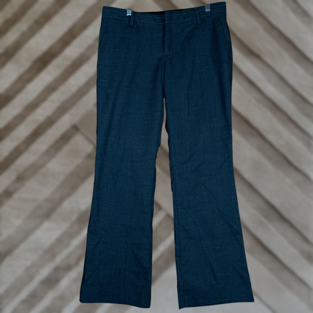 Banana Republic Banana Republic Women Pants Charcoal Gray Martin Fit Lined Wool Blend Stretch 8P Pants 8P Womens Workwear Business Formal Casual Corpcore Office 8P Size 30" / US 8 / IT 44 - 1 Thumbnail