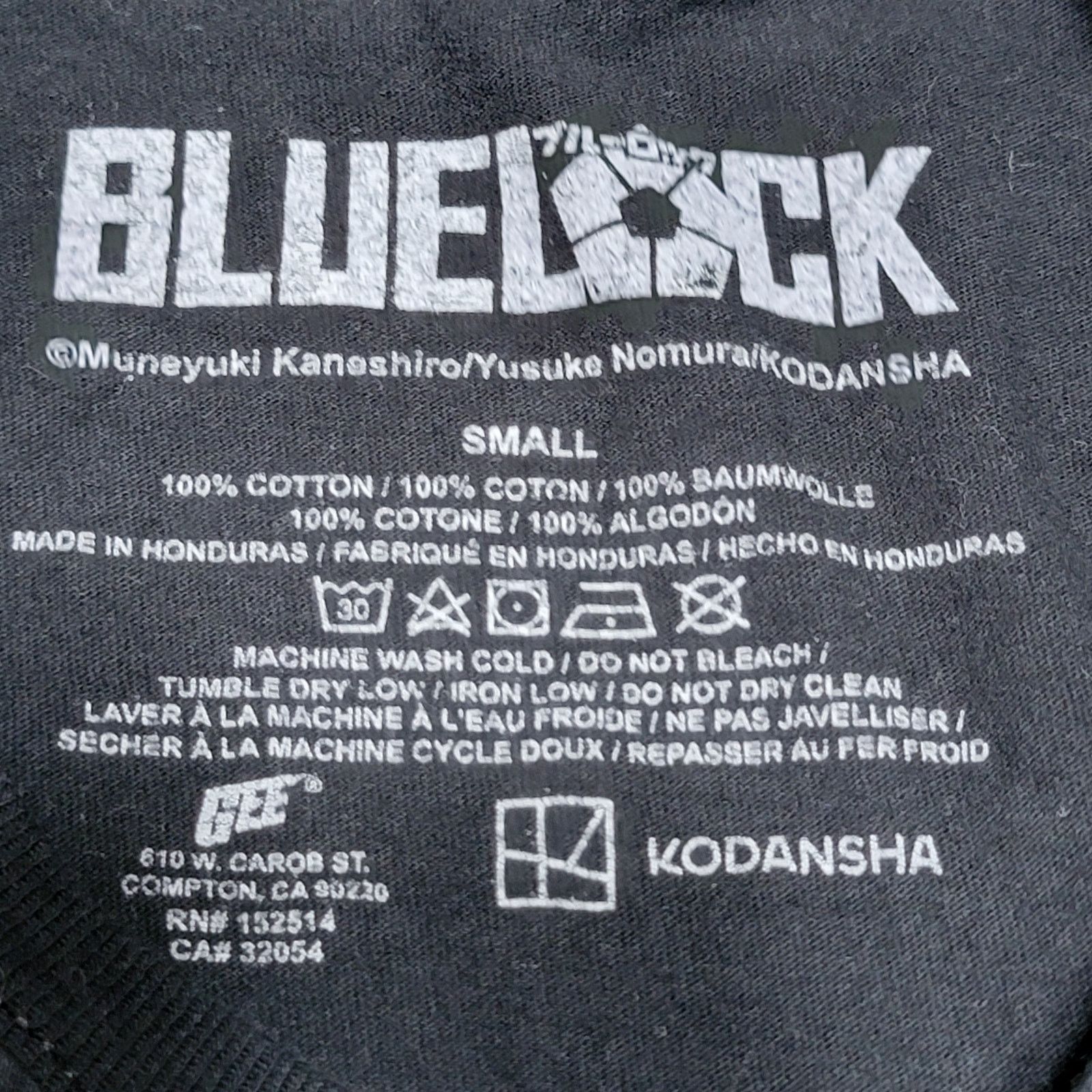 Other Blue Lock Anime Tee "Team Z Is Getting Stronger" - Small Size US S / EU 44-46 / 1 - 5 Thumbnail