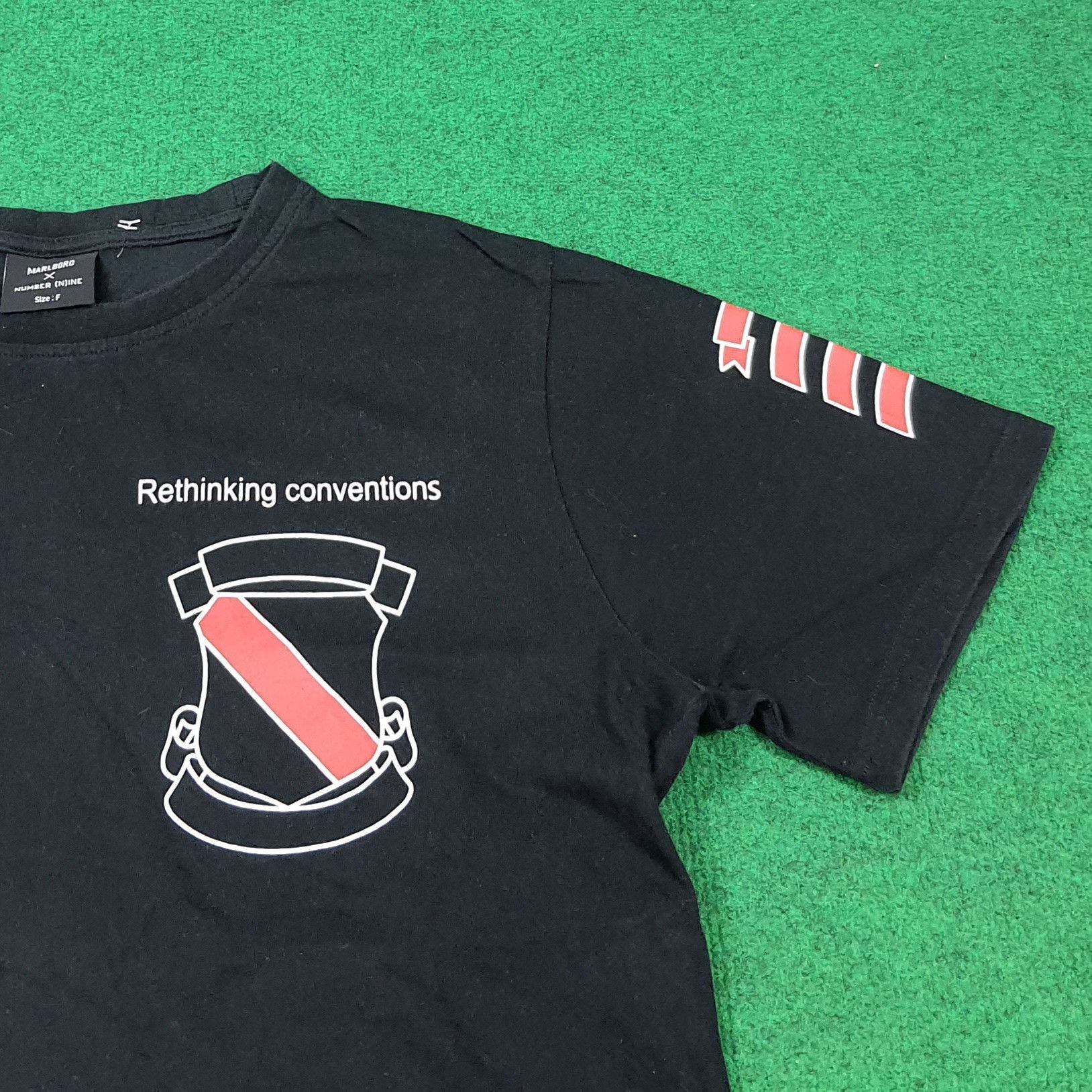 Number (N)ine Vintage Marlboro x Number Nine Streetwear Tshirt C285N44 Size US M / EU 48-50 / 2 - 2 Thumbnail