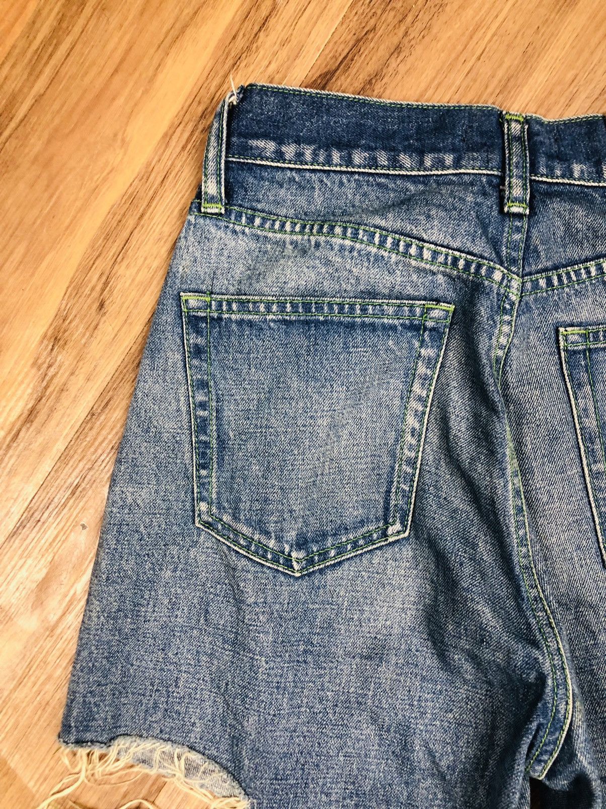 If Six Was Nine WCJ Wide-Leg Ripped Jeans - Unique Thigh Cutout Denim (40) Size US 26 / EU 42 - 17 Thumbnail