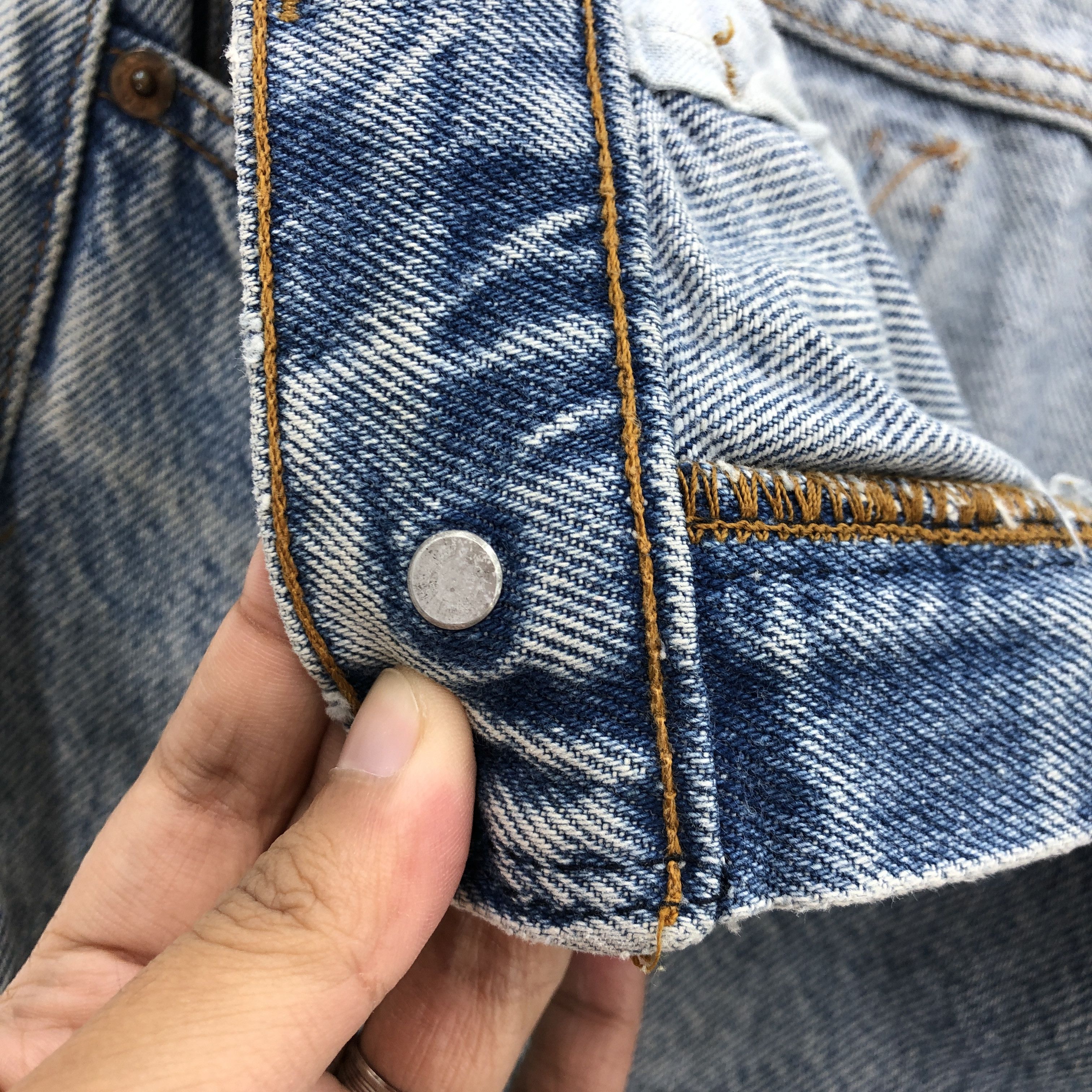 Levi's Vintage Levis 505 Distressed Jeans Levi's Denim Ripped Pants Size 28" / US 6 / IT 42 - 9 Thumbnail