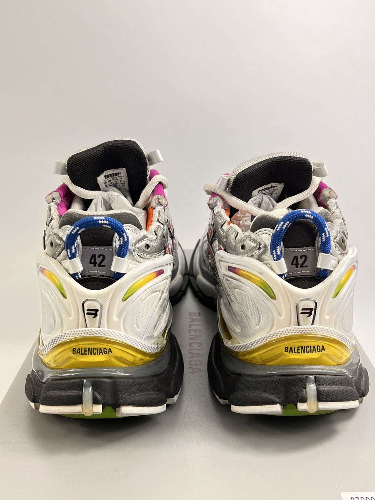 Balenciaga RUNNER MESH MULTICOLOUR SNEAKERS Size US 9 / EU 42 - 4 Thumbnail