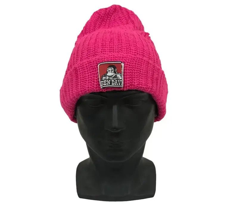 Ben Davis × Vintage Ben Davis Small Logo Beanie Hat Size ONE SIZE - 1 Thumbnail