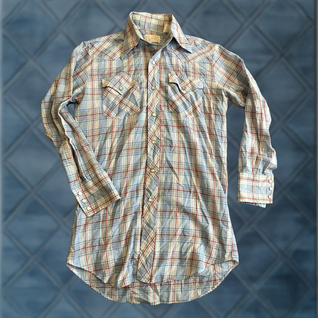 Lee Vintage LEE Western Shirt Men's Size Small Long Sleeve Pearl Snaps Size US S / EU 44-46 / 1 - 1 Thumbnail