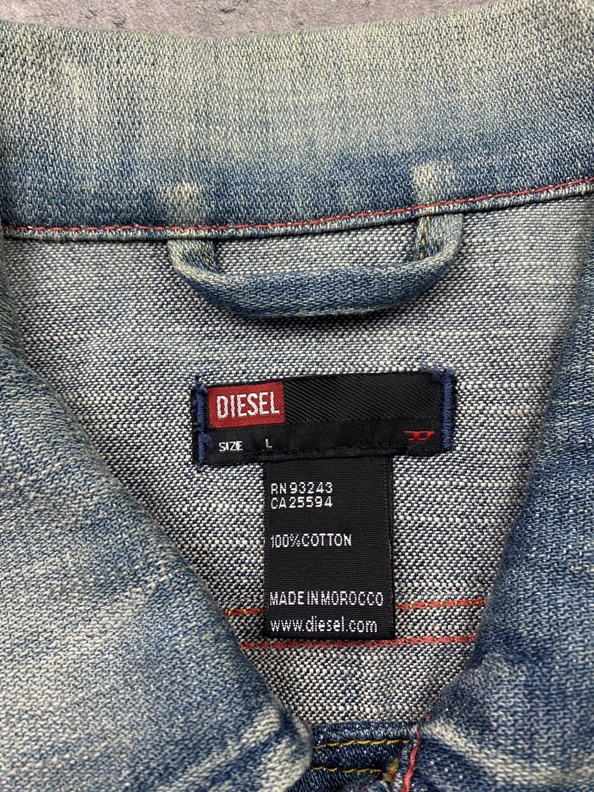 Diesel Denim jacket Diesel J.A.A. jeans vintage rare streetwear y2k Size US L / EU 52-54 / 3 - 12 Thumbnail