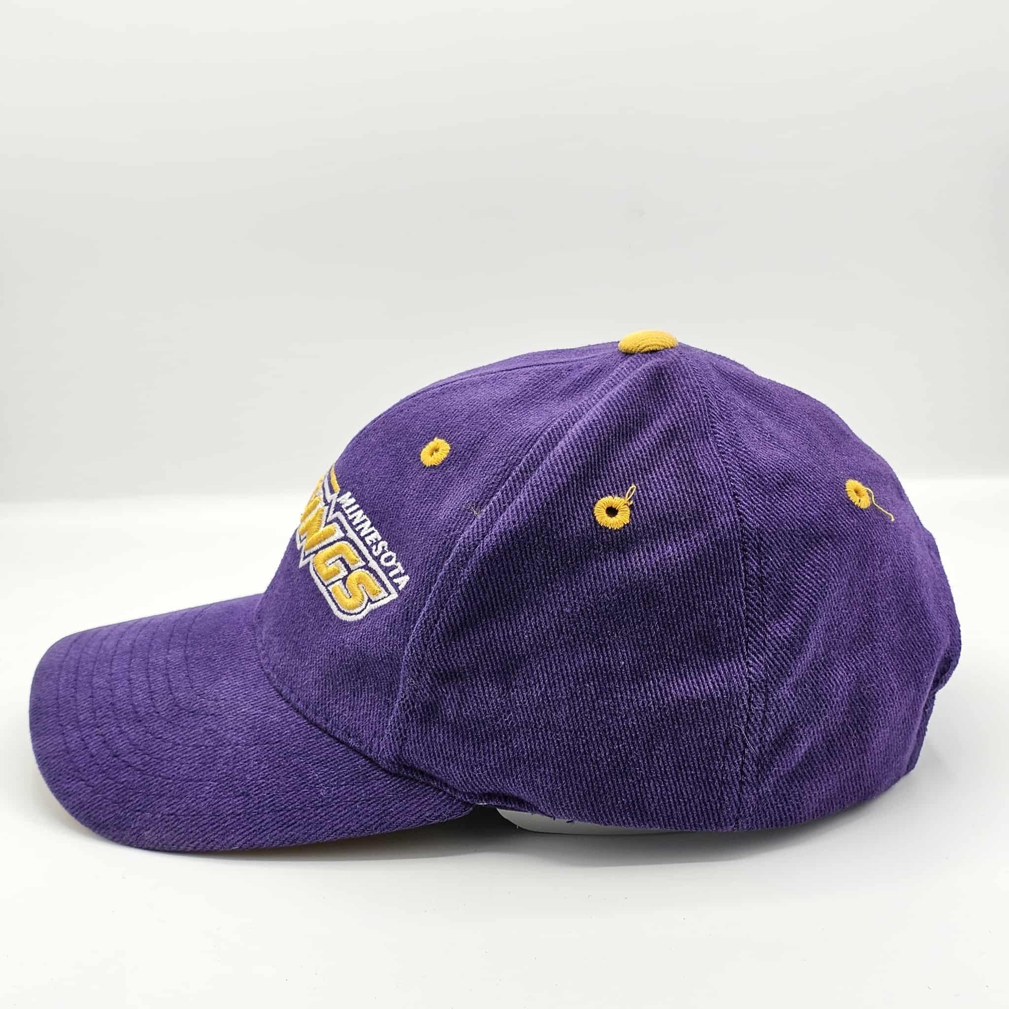NFL Minnesota Vikings Vintage 90s Logo Athletic Snapback Hat Size ONE SIZE - 3 Thumbnail