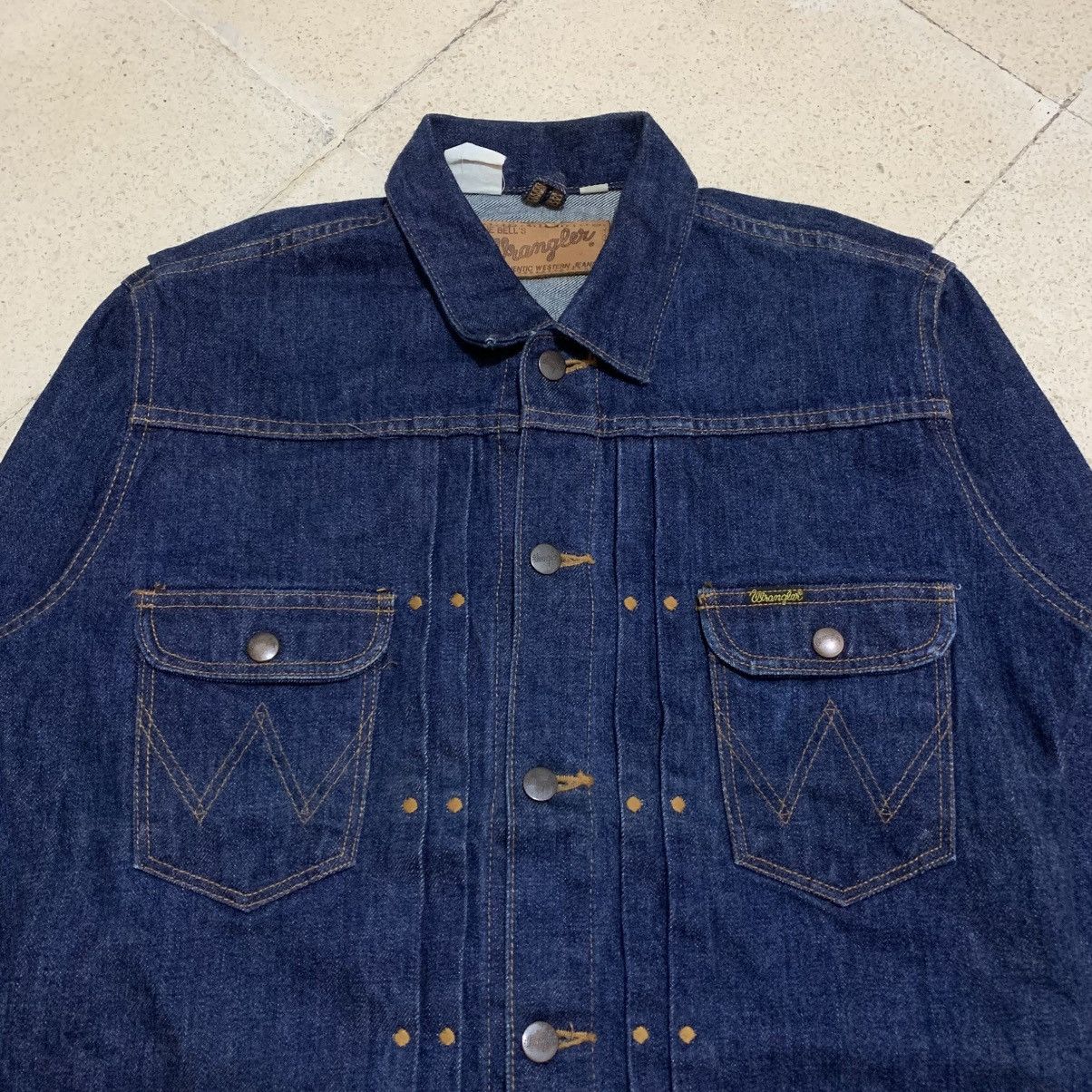 Wrangler Vtg 90s Wrangler Blue Bell's Denim Jacket Type 2 Size US M / EU 48-50 / 2 - 2 Thumbnail