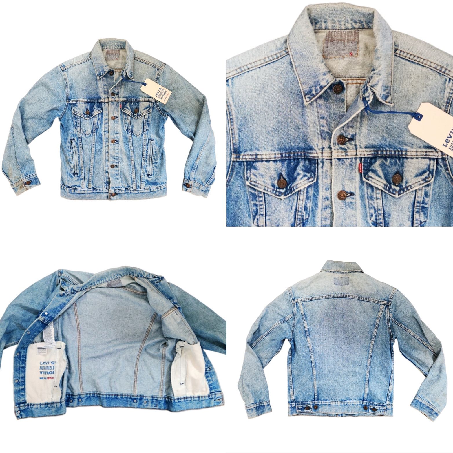 LVC 507XX SIZE：48 Levis 507 XX LVC Vintage Clothing Type 2 II Raw Denim Jacket Made