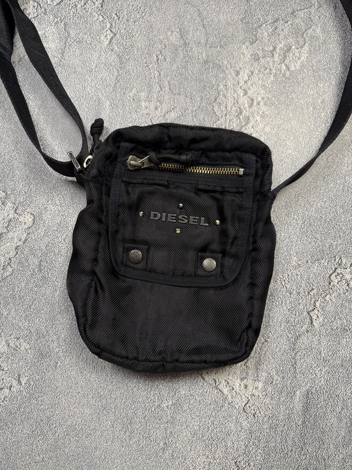 Diesel Vintage Diesel messenger sling bag multi pocket y2k Size ONE SIZE - 3 Thumbnail