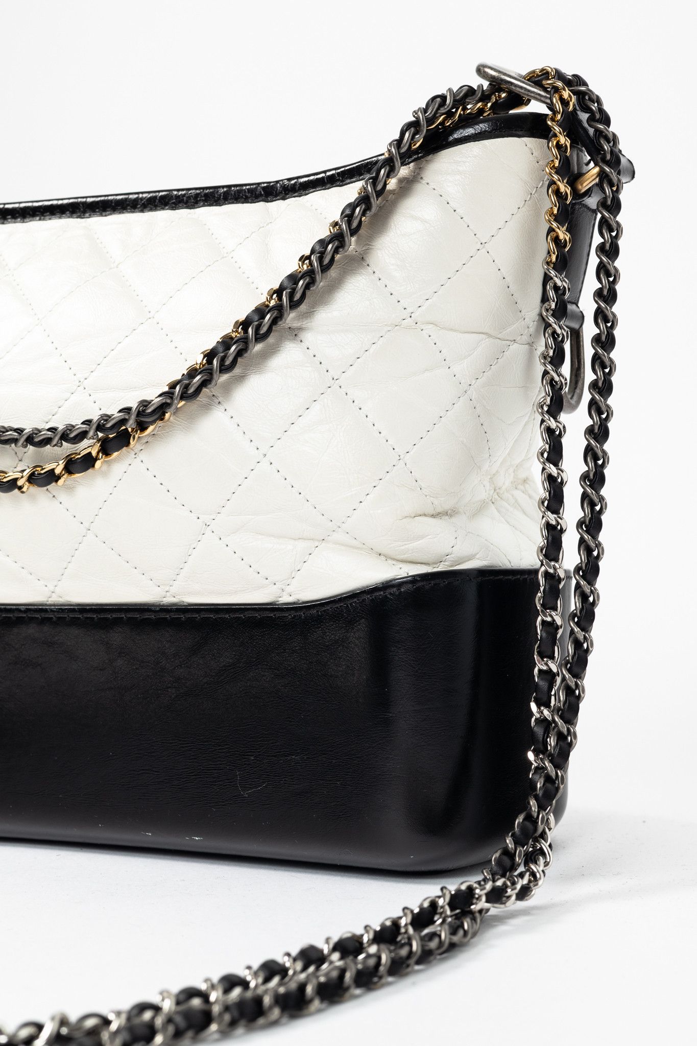 Chanel Chanel Medium Gabrielle Hobo Aged Calfskin Quilted Bag Size ONE SIZE - 8 Thumbnail