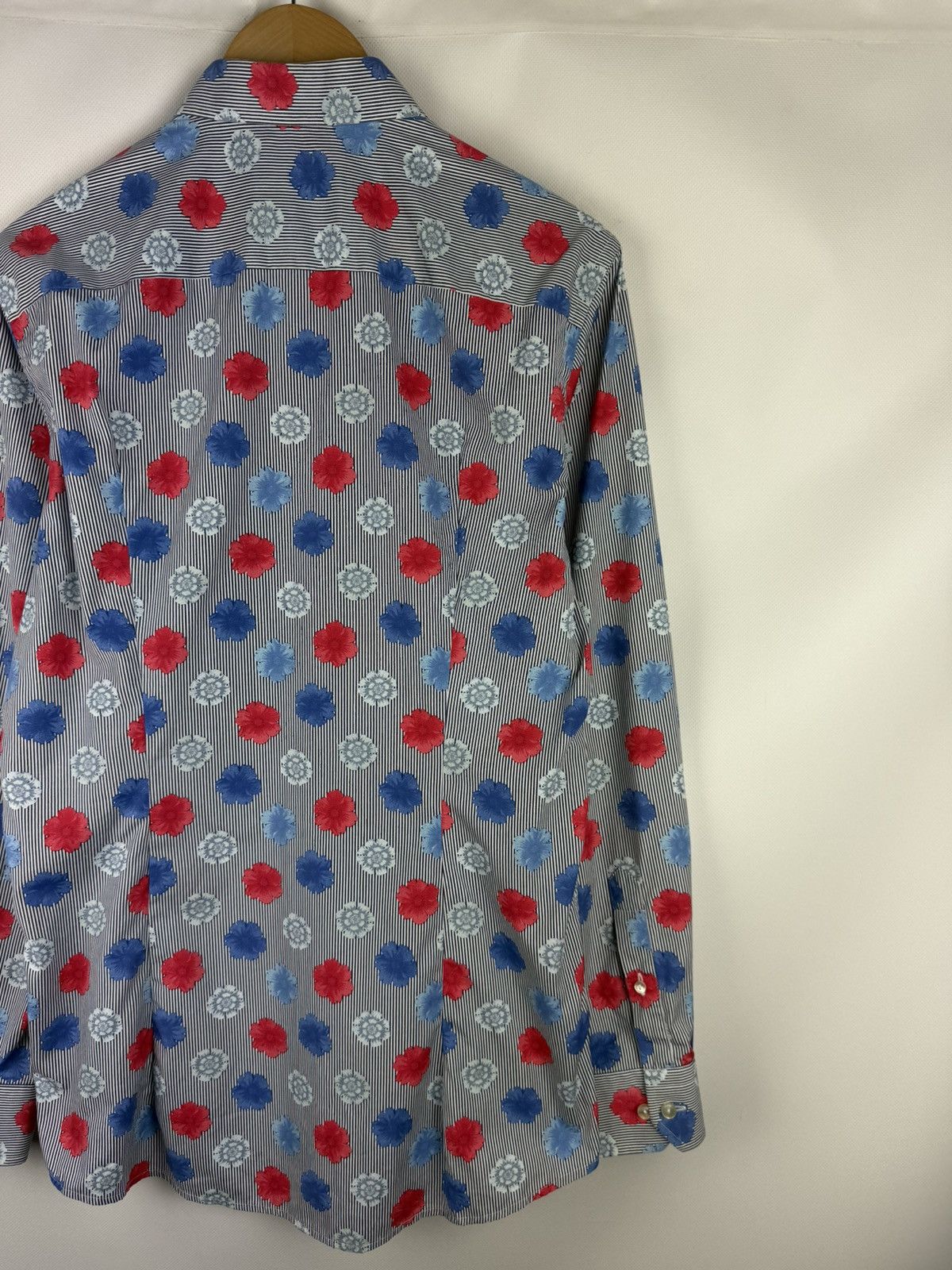 Eton Eton Contemporary Long Sleeve Floral Pattern Button Up Shirt Size US L / EU 52-54 / 3 - 16 Thumbnail