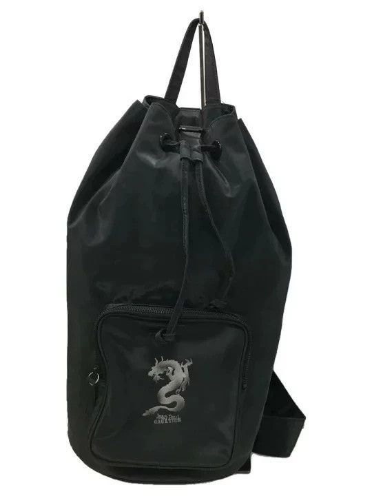Jean Paul Gaultier Dragon Pattern Barrel Bag-2505 in Black, Men's