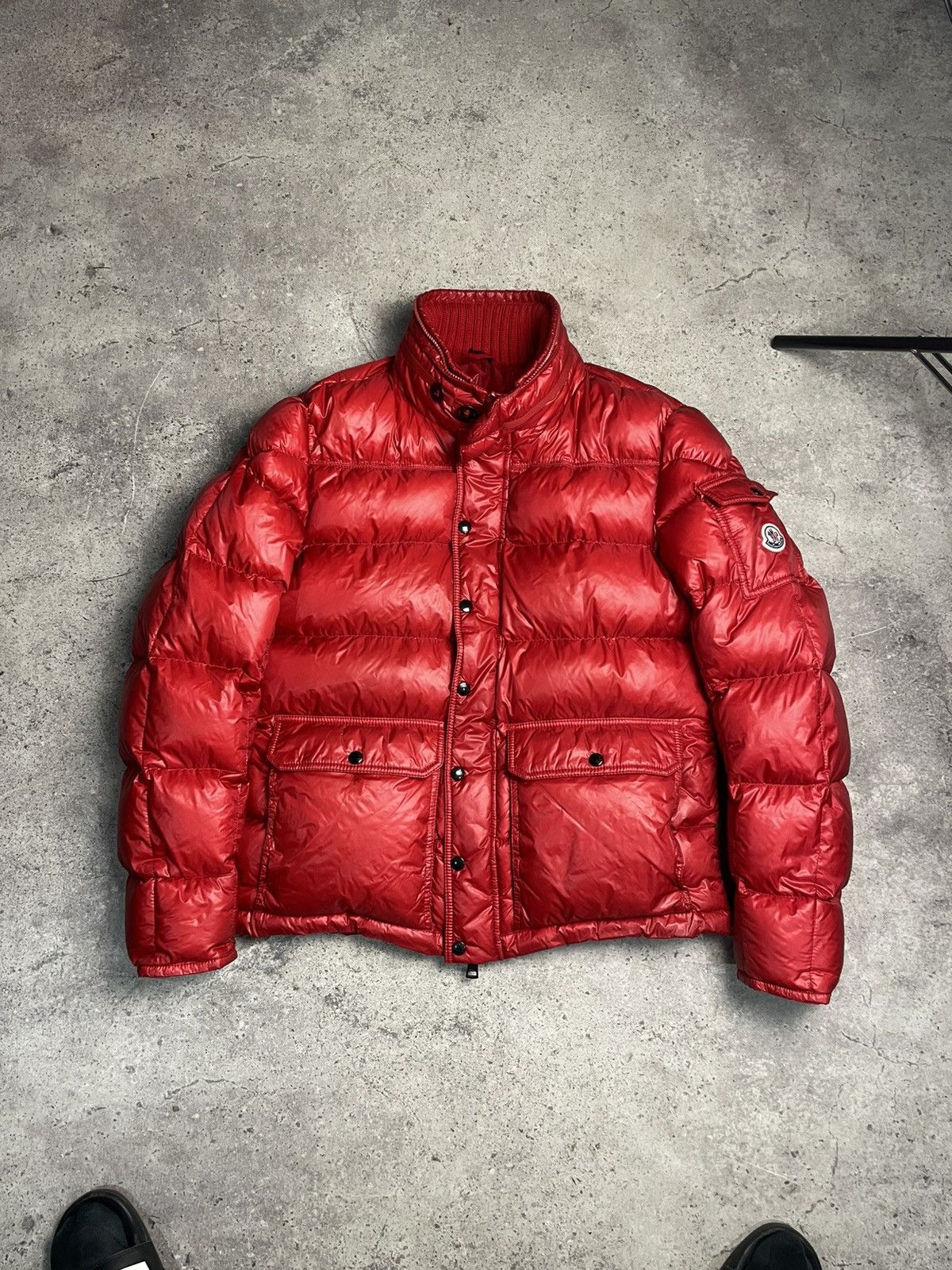 Moncler Moncler Hubert red puffer jacket Maya montgenevre Size US L / EU 52-54 / 3 - 1 Thumbnail