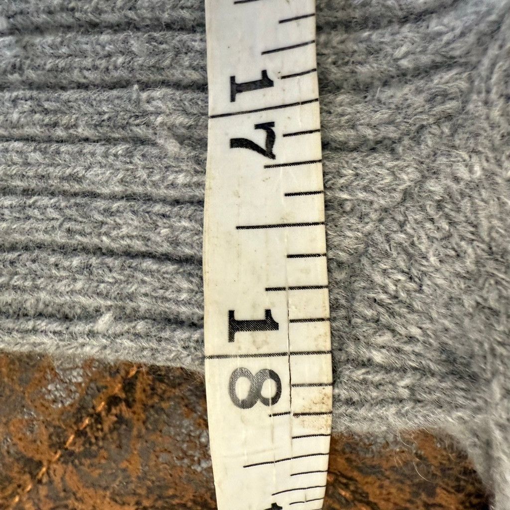 Women's Karen Millen Grey Cowl Neck Tunic Sweater Size S
