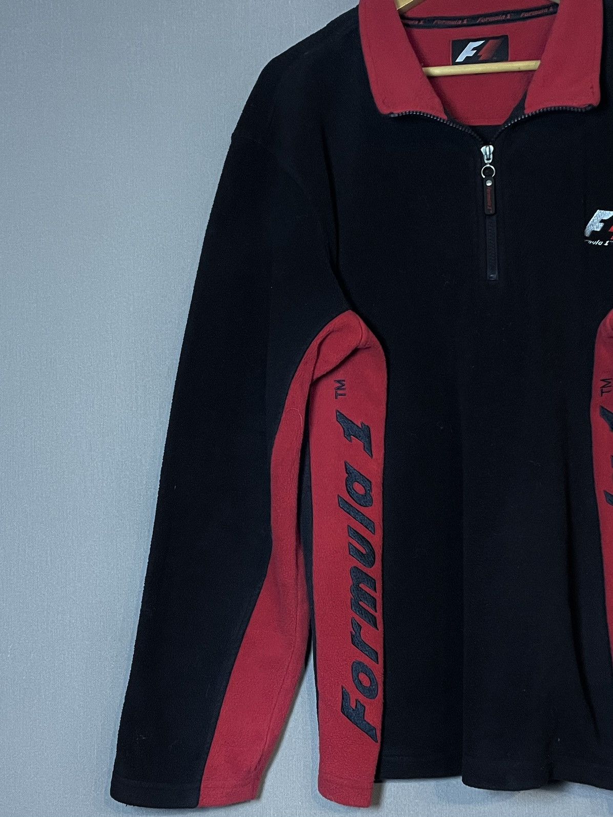 Formula 1 Vintage Formula Uno F1 Racing Fleece Jacket 1/4 Zip Size US XL / EU 56 / 4 - 3 Thumbnail