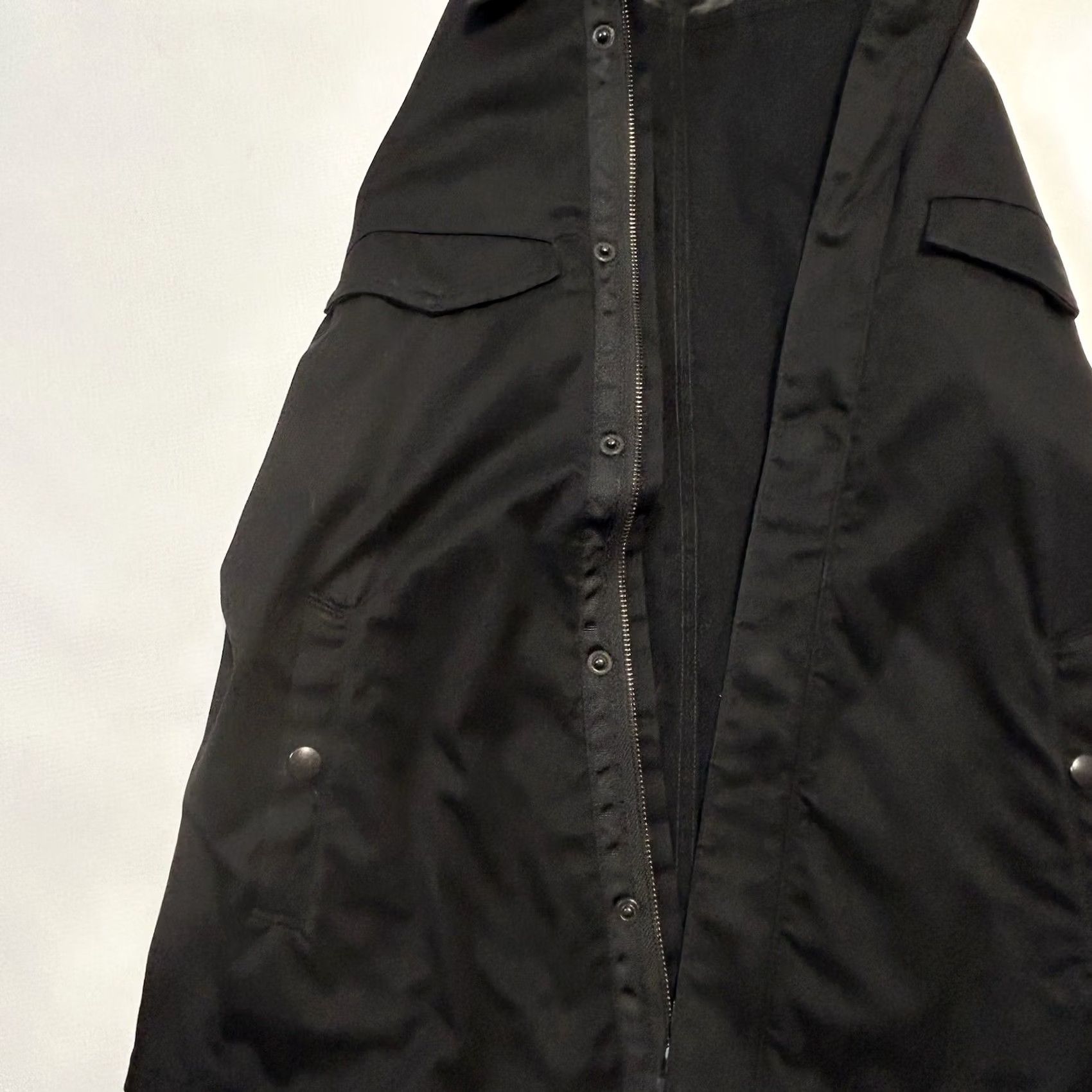 Vintage VINTAGE Monadic Mens Cargo Jacket Small Black Full Zip Shacket Size US S / EU 44-46 / 1 - 7 Thumbnail