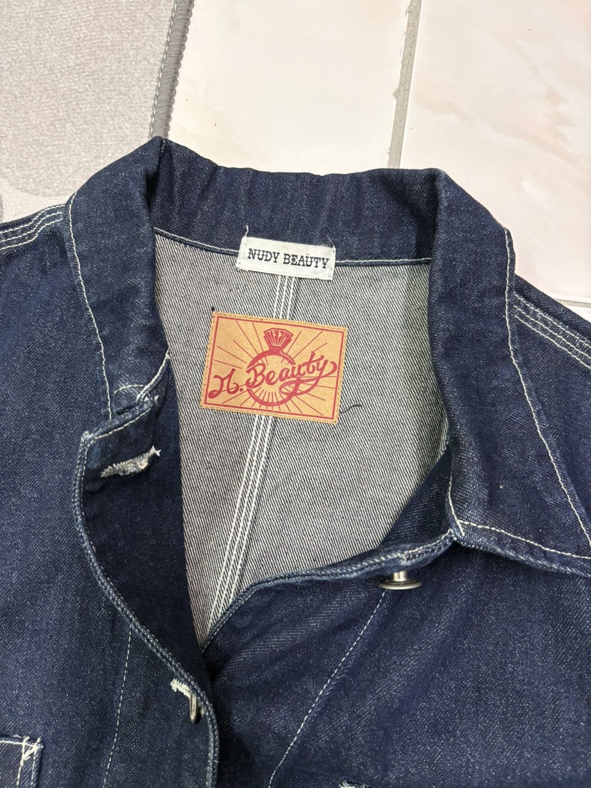 Other Jacket jean / nudy beauty / denim Size US L / EU 52-54 / 3 - 8 Thumbnail