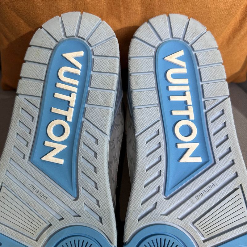 Louis Vuitton Tyler x Louis Vuitton Blue Low-Top Sneakers -2508 Size US 8.5 / EU 41-42 - 6 Thumbnail