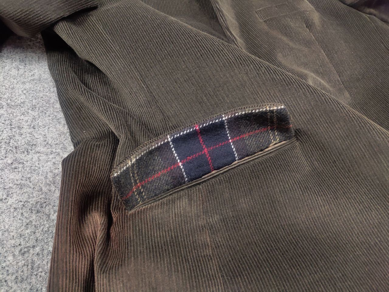 Barbour Barbour Dark green corduroy men's two buttons Blazer jacket Size US M / EU 48-50 / 2 - 15 Thumbnail