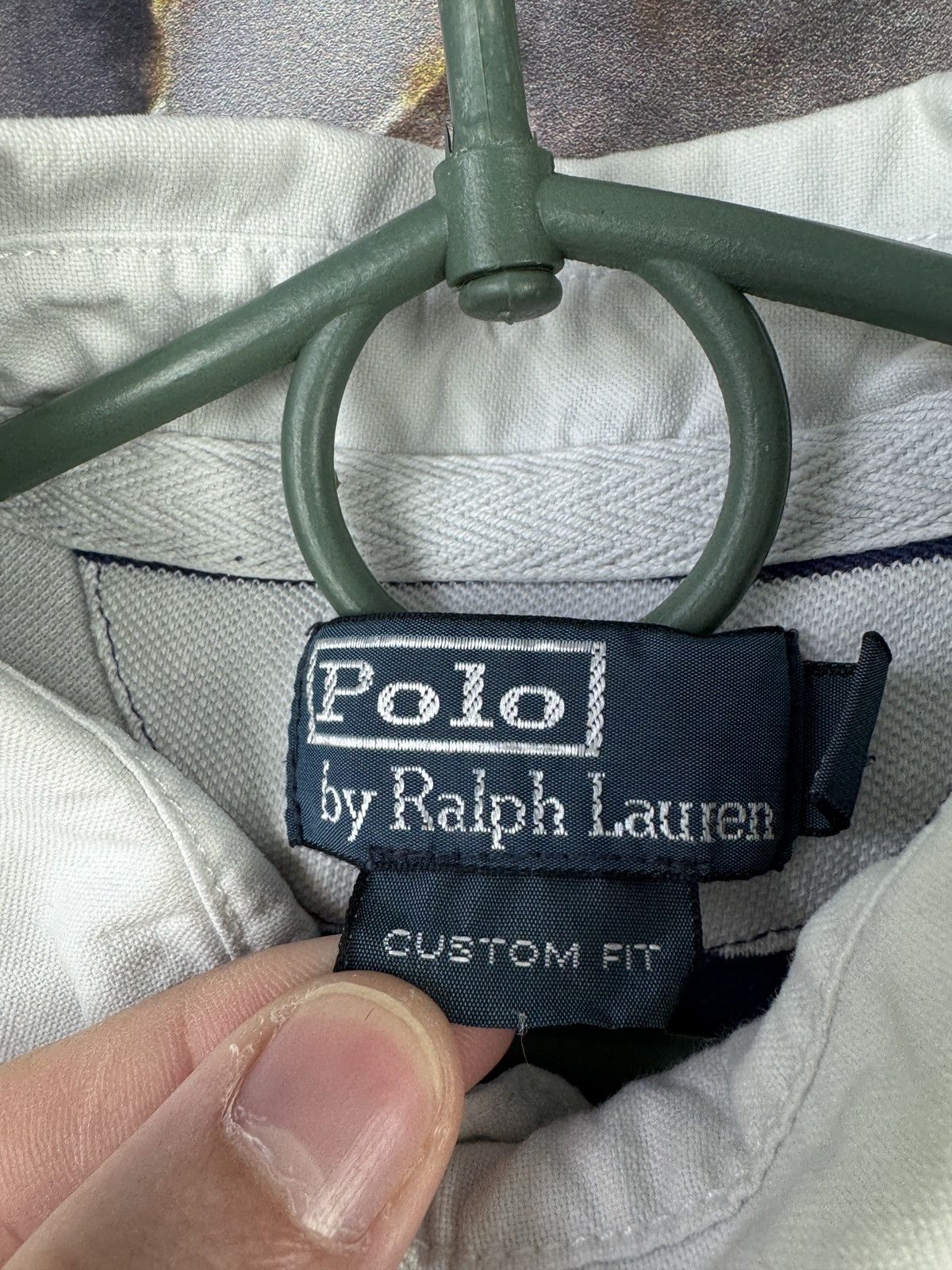 Ralph Lauren Men’s Polo Ralph Lauren Polo Shirt Striped White Blue Size M Size US M / EU 48-50 / 2 - 7 Thumbnail