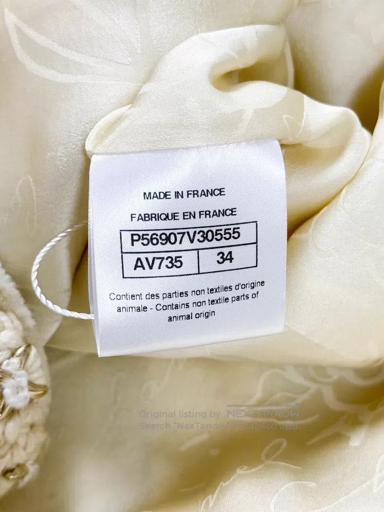 Chanel Chanel Beige gold buckle white moonlight rolled edge two p Size XXS / US 00 / IT 34 - 6 Thumbnail
