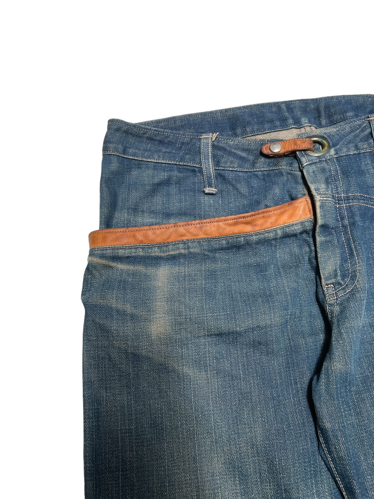 If Six Was Nine × Japanese Brand Rare Design Vintage Japanese Brand Selvedge Denim 1990s Size US 31 - 3 Thumbnail