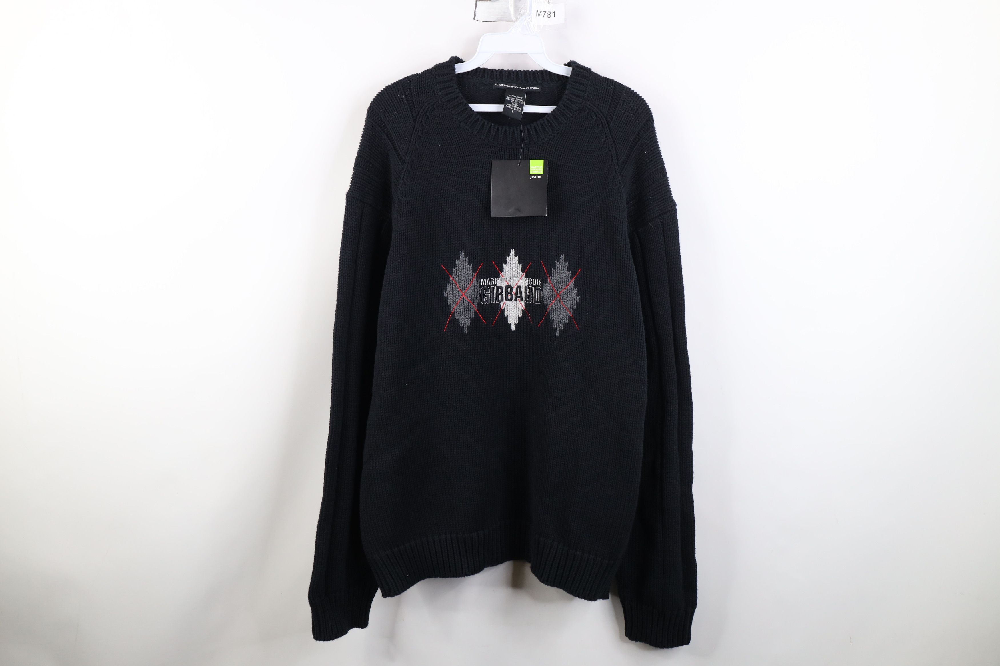Vintage Deadstock Vintage 90s Marithe Francois Girbaud Baggy Sweater Size US L / EU 52-54 / 3 - 1 Thumbnail