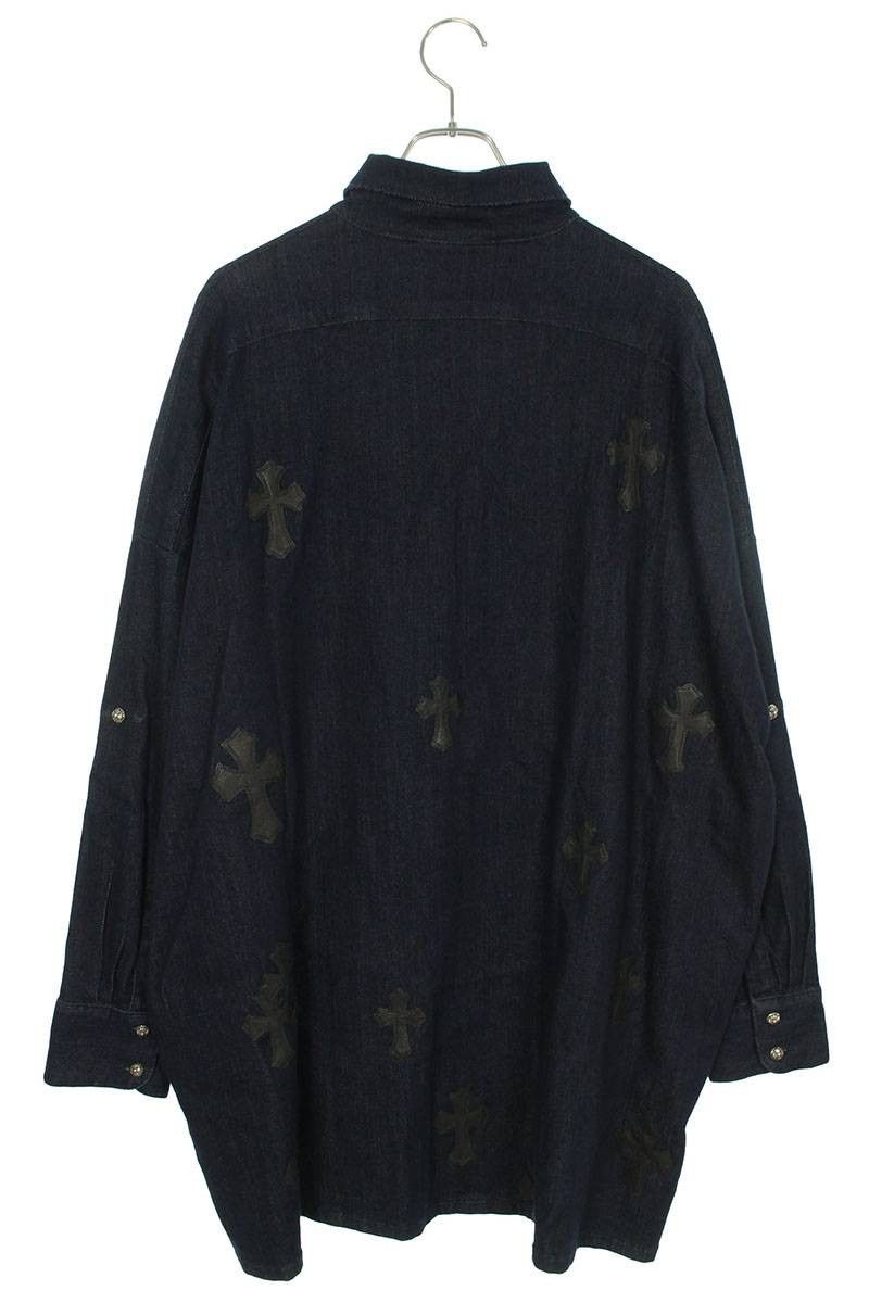 Chrome Hearts Chrome Hearts Cross Button Denim Shirt Size US S / EU 44-46 / 1 - 2 Thumbnail
