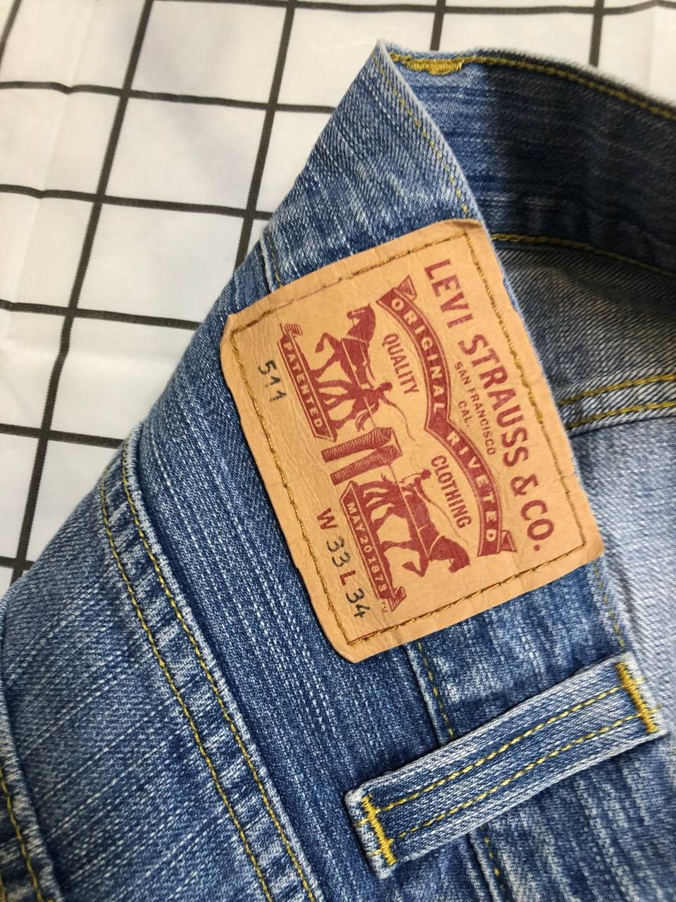 Levi's Levis 511 Relaxed Straight Leg Fit Cotton Denim Jean Size US 33 - 17 Thumbnail