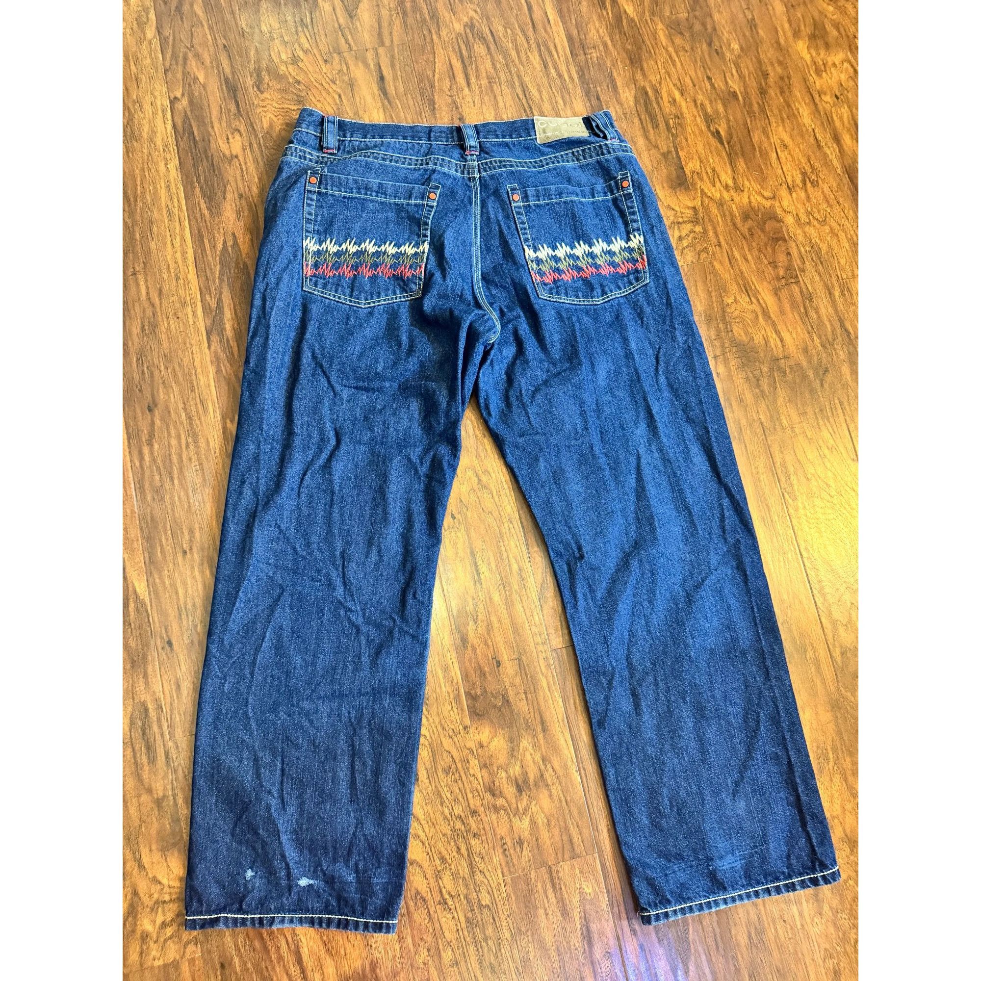 Coogi VTG Coogi Mens Straight-Leg Blue Denim Jeans Embroidered Poc Size US 38 / EU 54 - 5 Thumbnail