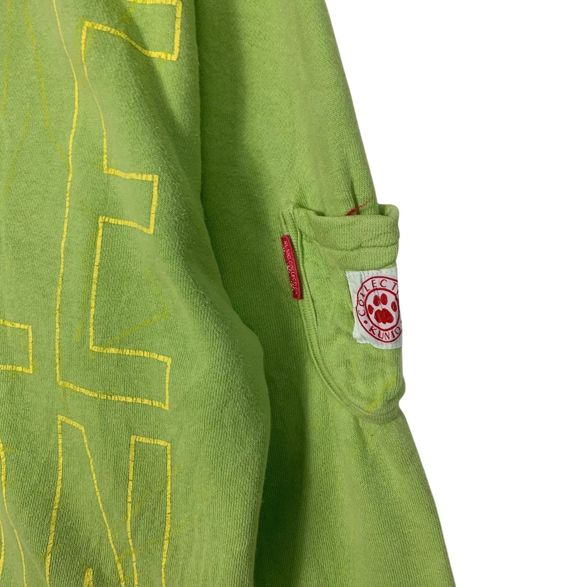 Japanese Brand KUNIO SATO COLLECTION Big Logo Sweater Jacket #3558-C162 Size US L / EU 52-54 / 3 - 10 Thumbnail
