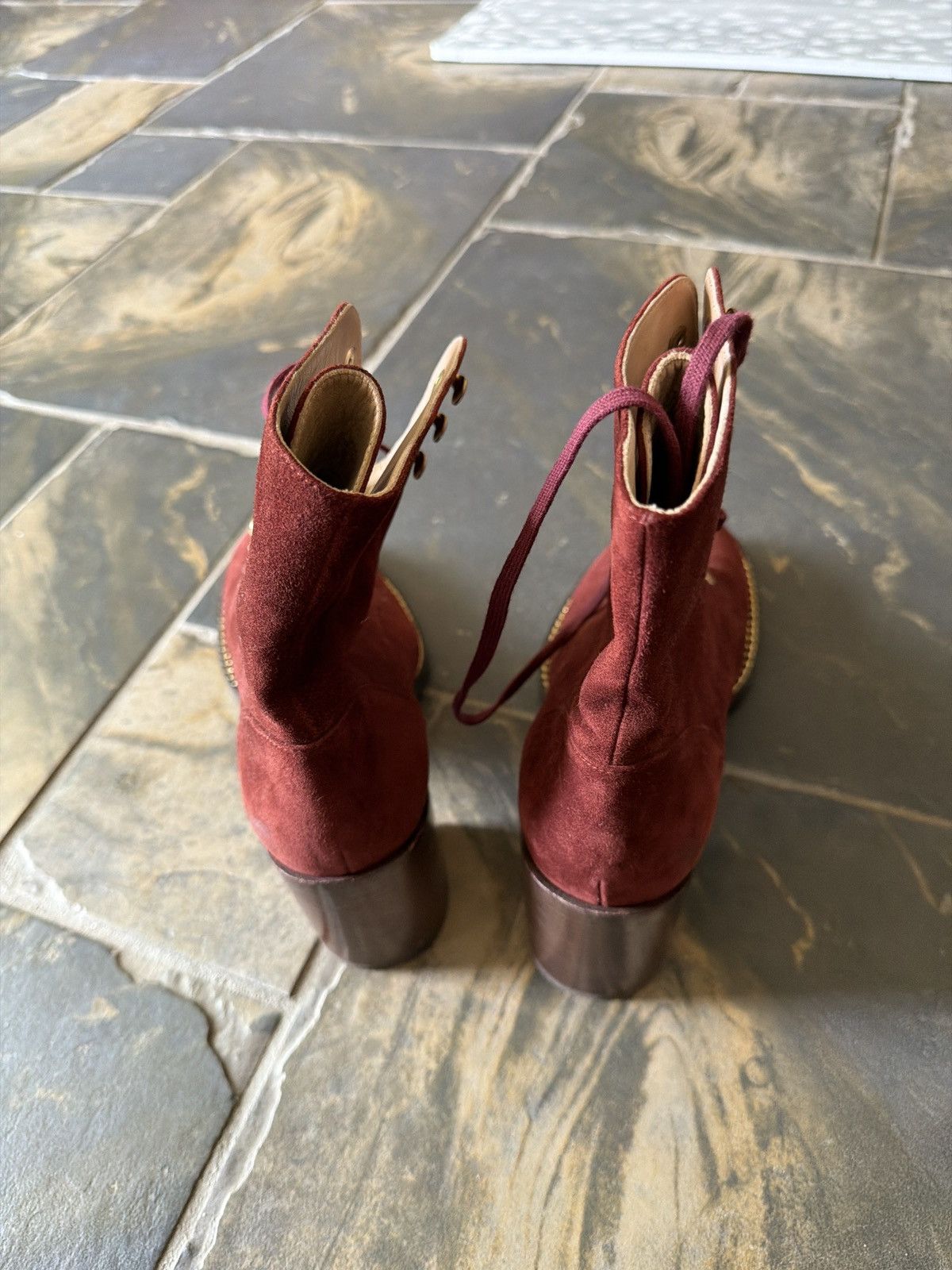 Stuart Weitzman Stuart Weitzman Red Boots Size US 8.5 / IT 38.5 - 3 Thumbnail