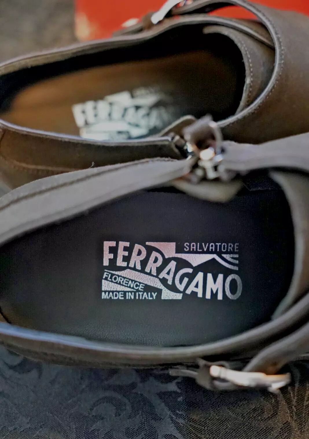 Salvatore Ferragamo Savona Buck Suede Monk Strap Shoe, unworn Size US 9.5 / EU 42-43 - 14 Thumbnail