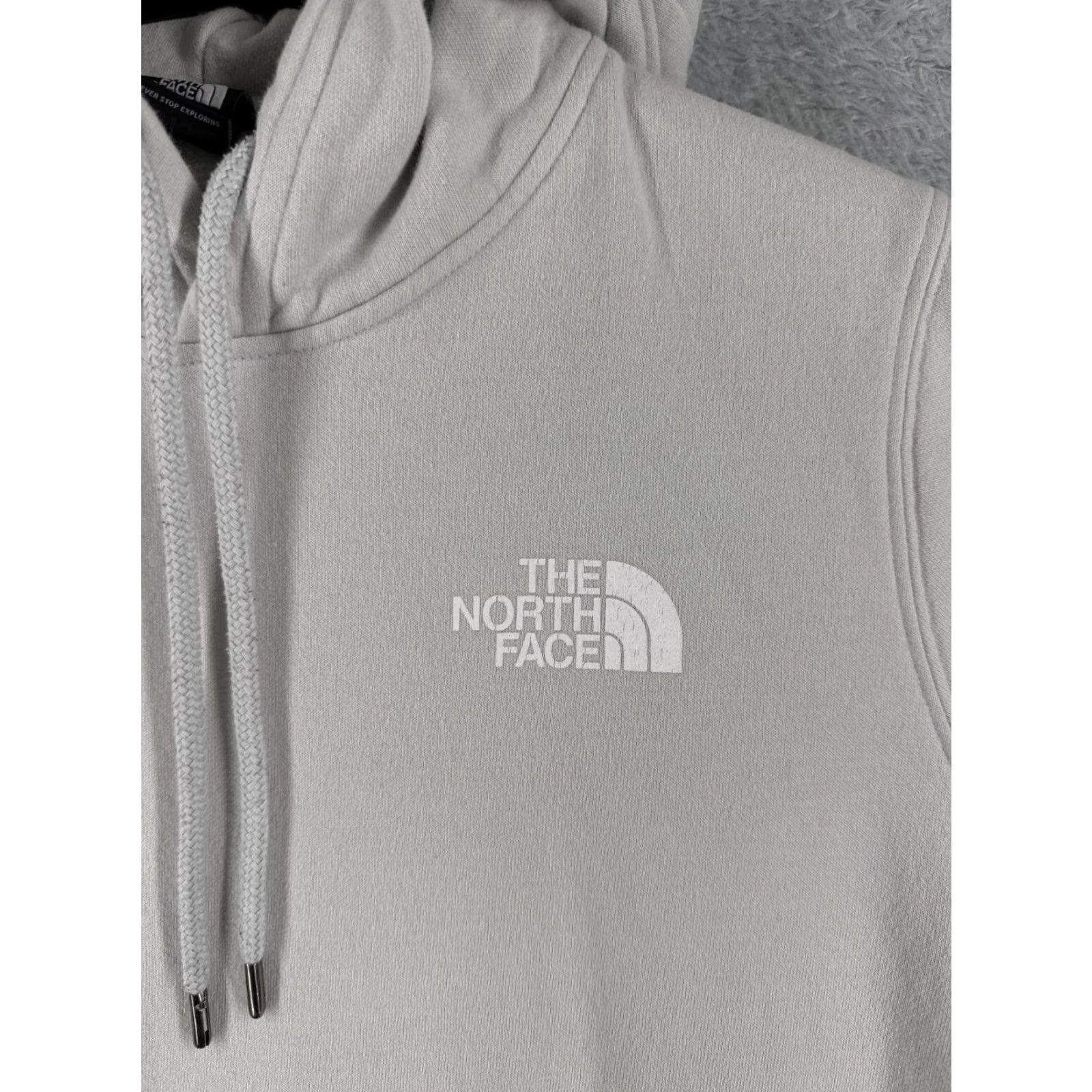 The North Face The North Face Hoodie Women M Gray Pullover Sweater Cotton Jersey READ Size M / US 6-8 / IT 42-44 - 6 Thumbnail
