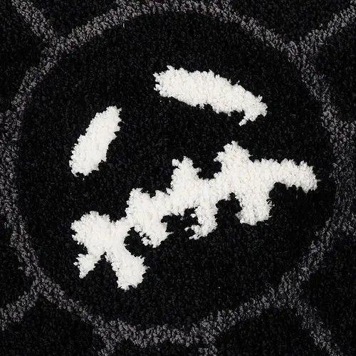 VIBE Smiling Face Tufted Flower Rug Retro Carpet for Bedroom Size ONE SIZE - 4 Thumbnail