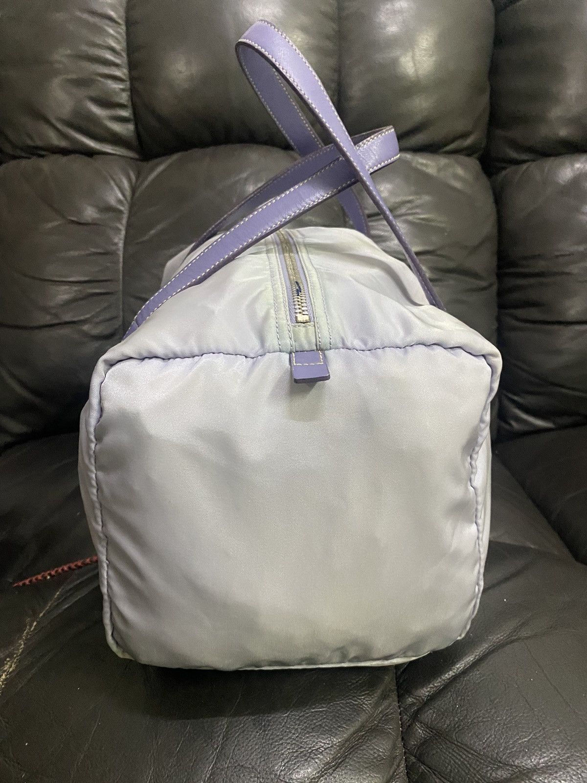 Prada Authentic Prada Tessuto Nyalon Boston Hand Bag Size ONE SIZE - 5 Thumbnail