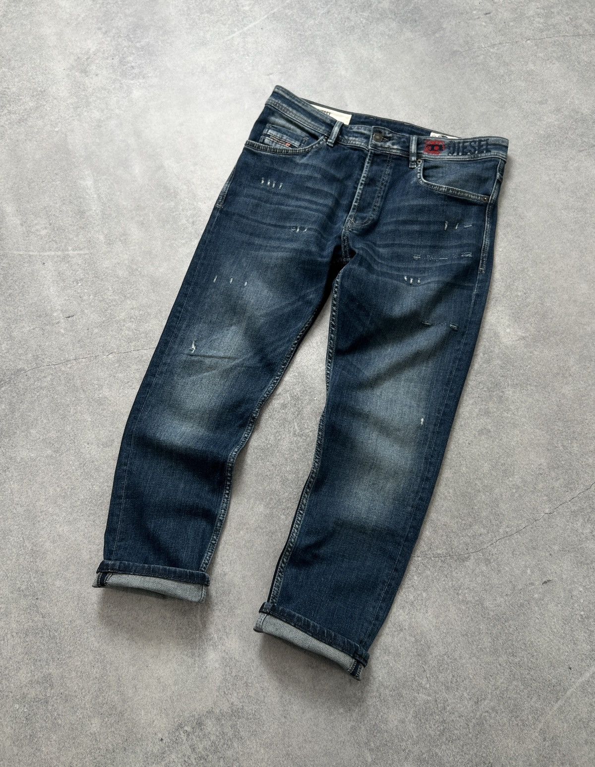 Diesel Diesel D-EETER jeans mens skinny distressed mens size 32/33 Size US 32 / EU 48 - 2 Thumbnail