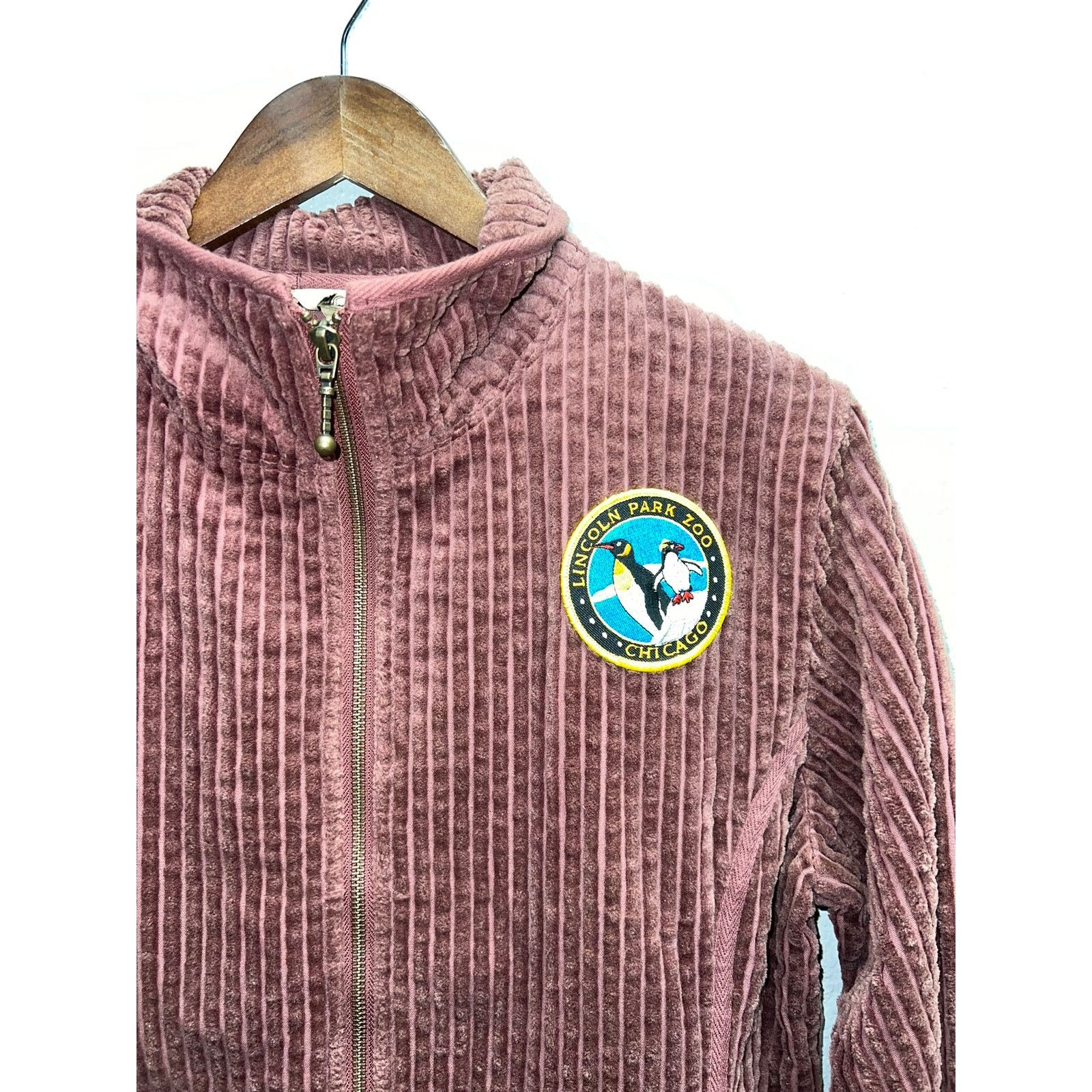 Vintage Womens Woolrich Corduroy Jacket Rusty Brown Full Zip M Size M / US 6-8 / IT 42-44 - 2 Thumbnail