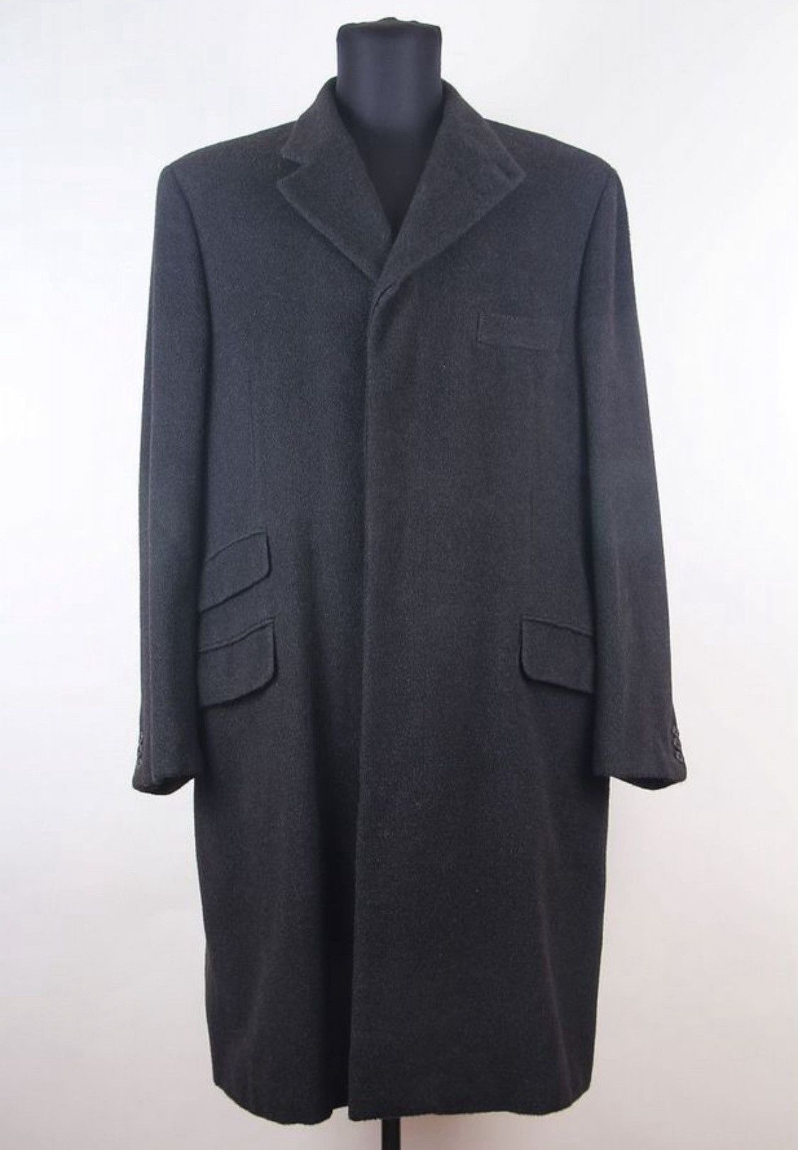 Hermes Hermes Cashmere Leather Trim Panel Heavy Coat Size US L / EU 52-54 / 3 - 1 Thumbnail