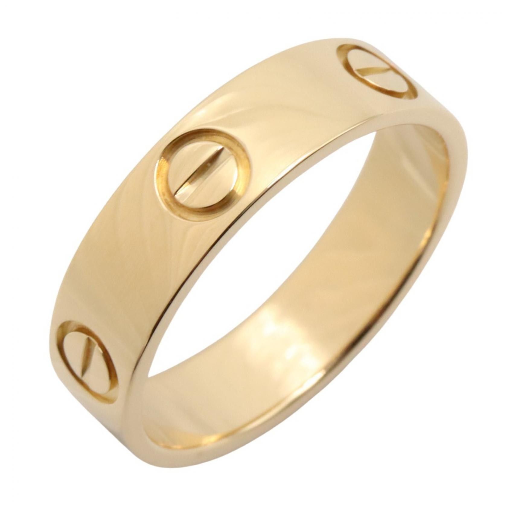 Cartier Cartier Cartier Love Au750 Ring Size 15 Precious Metal Ring DUTY FREE for USA Size ONE SIZE - 1 Thumbnail