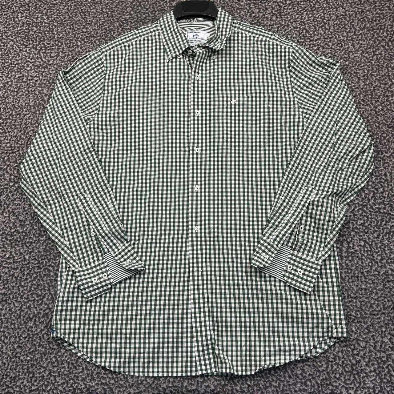 Southern Tide Southern Tide Button Down Shirt Gingham Collared Cotton L Size US L / EU 52-54 / 3 - 1 Thumbnail